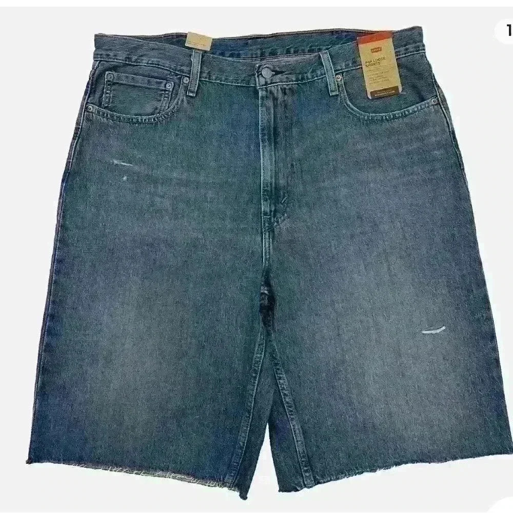 NWT Levi's 469 Loose Men's Denim CutOff Shorts Size 38
